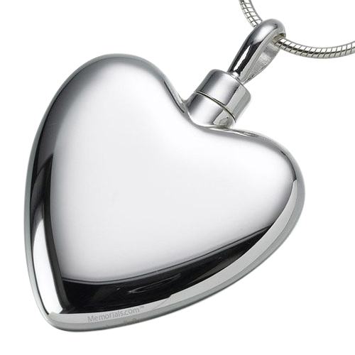 Large Heart Cremation Pendant III