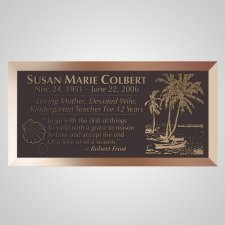 Island Time Bronze Plaque 