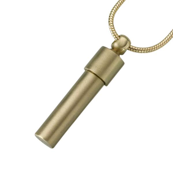 Cylinder Tube Cremation Pendant II