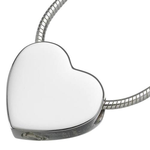 Slider Heart Keepsake Pendant