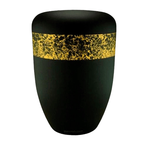 Speckled Yellow Biodegradable Urn