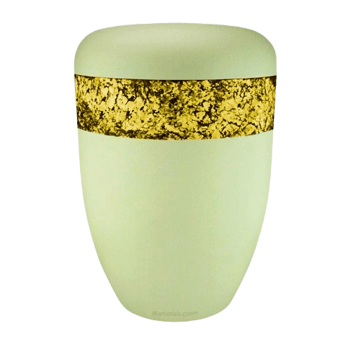 Snakeskin Yellow Biodegradable Urn