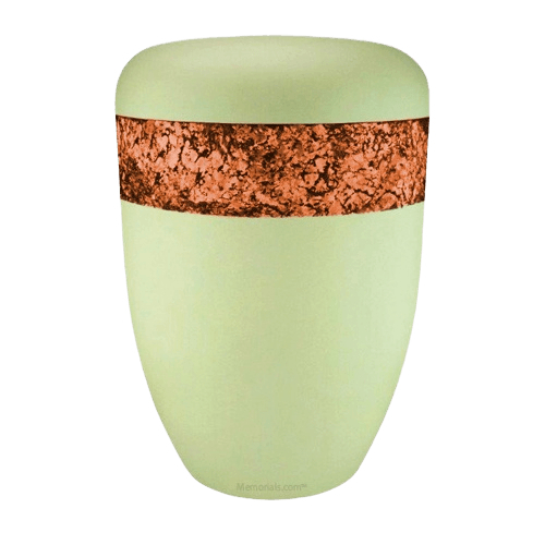 Snakeskin Orange Biodegradable Urn