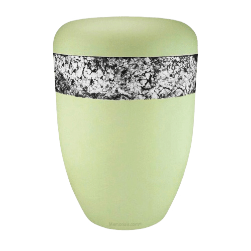 Snakeskin White Biodegradable Urn