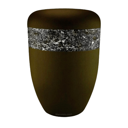 Crystal Black Biodegradable Urn
