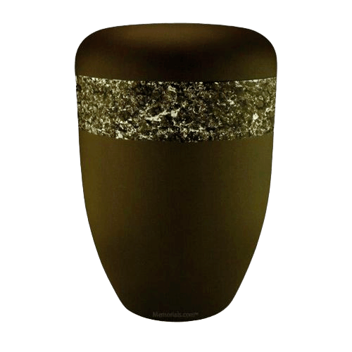 Crystal Brown Biodegradable Urn