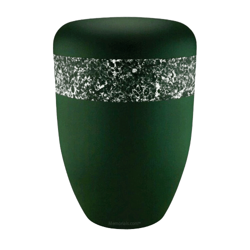 Emerald Silver Biodegradable Urn