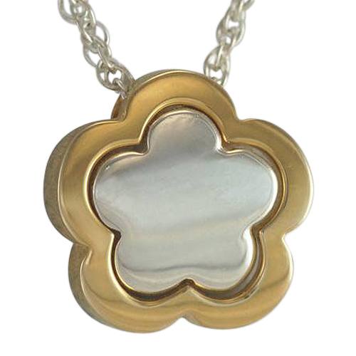 Flower Shaped Cremation Pendant II