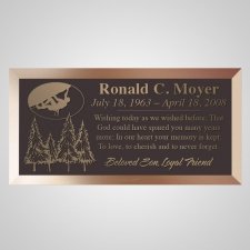 Adventurer Bronze Plaque