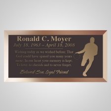 Basketball Star Bronze Plaque