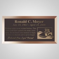 Jet Ski Bronze Plaque