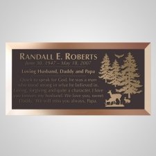 Wilderness Bronze Plaque