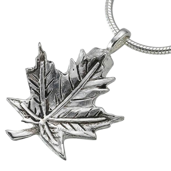 Maple Leaf Keepsake Pendant