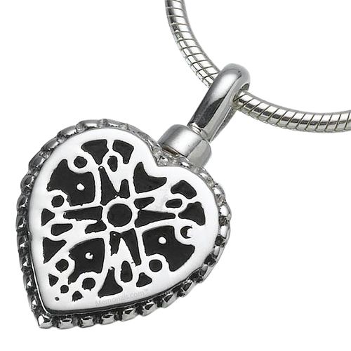 Filigree Heart Keepsake Pendant III