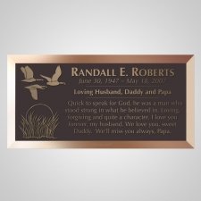 Marshlands Bronze Plaque