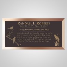 Meadow Bronze Plaque