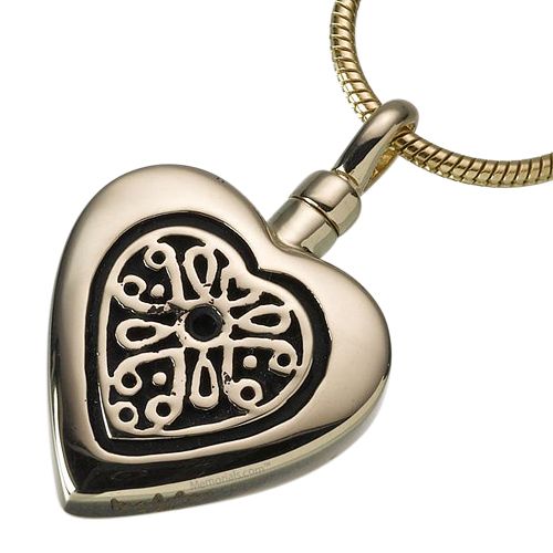 Heart Insert Keepsake Pendant IV