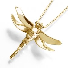 Peace Dragonfly Cremation Jewelry II