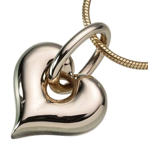 Loop Heart Keepsake Pendant II