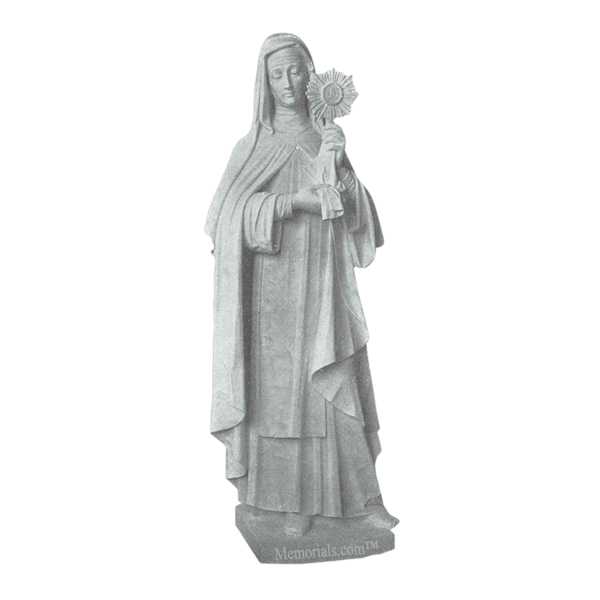 St. Clara Marble Statues