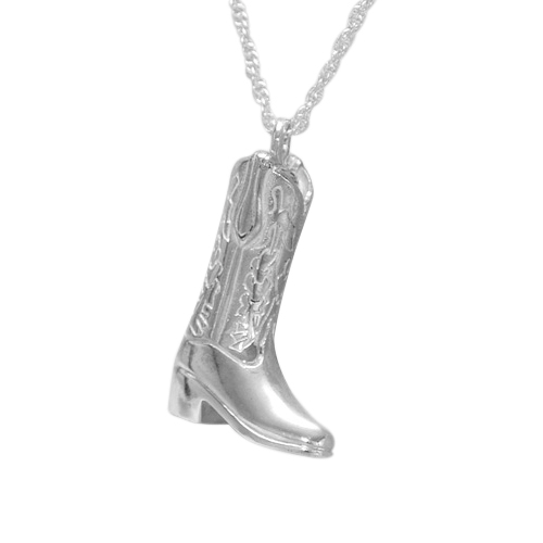 Cowboy Boot Keepsake Pendant III