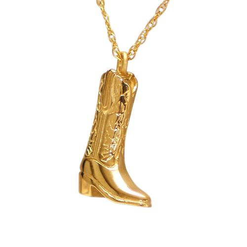 Cowboy Boot Keepsake Pendant IV