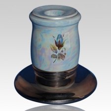 Callista Blue Candle Holder