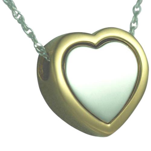 Double Layer Heart Keepsake Pendant II