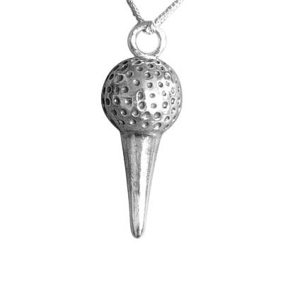 Golf Tee Keepsake Pendant III