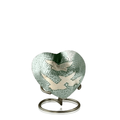 Flying Home Heart Keepsake Urn