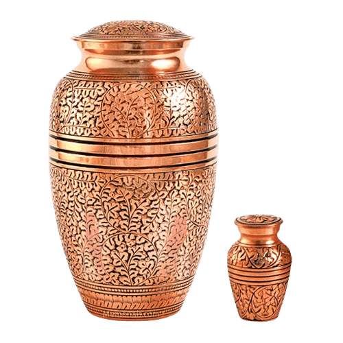 Antique Copper Cremation Urns