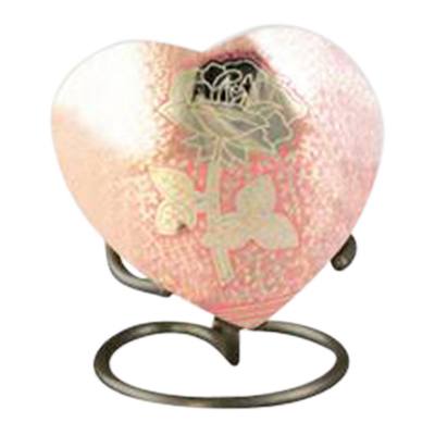 Rose Pet Heart Urn