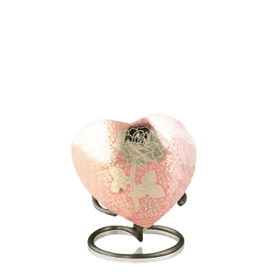 Rose Heart Keepsake Urn