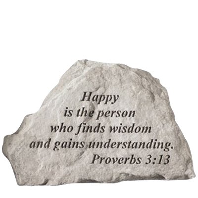 Happy Is The Person Keepsake Rock