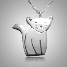 Cat Cremation Pendant III