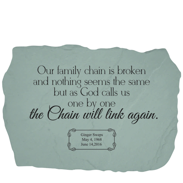Our Family Chain Is Broken Stone
