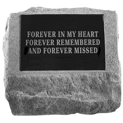 Marble Insert Pet Cremation Headstone