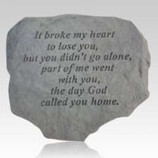 Broken Heart Pet Memory Stone