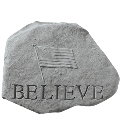 Believe with Flag Stone