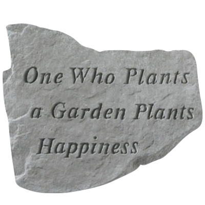 One Who Plants A Garden Stone
