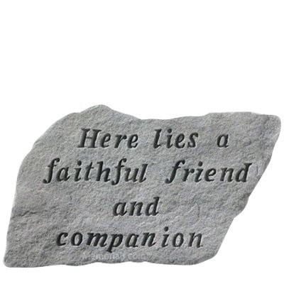 Here Lies A Faithful Friend Stone III