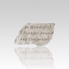 In Memory Of A Faithful Friend Memorial Stone