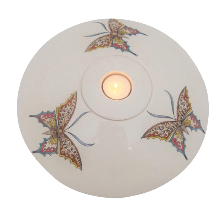 Butterflies Medium Bowl Urn