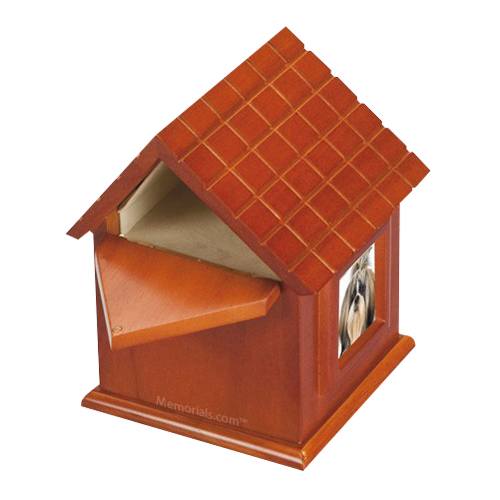 Dog House Picture Cremation Urn