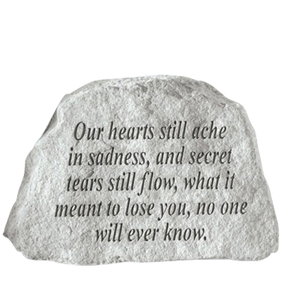 Our Hearts Still Ache Keepsake Rock
