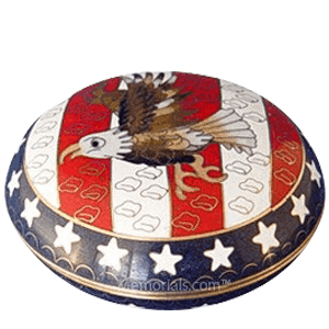 Patriot Cloisonne Jewel Dish