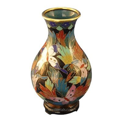 Butterflies Cloisonne Vase