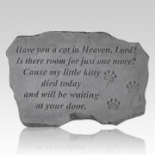 Kitty Heaven Pet Memory Stone