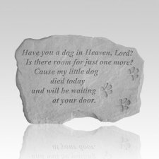 Dog In Heaven Memory Stone