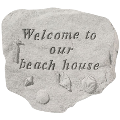 Welcome To Our Beach Stone